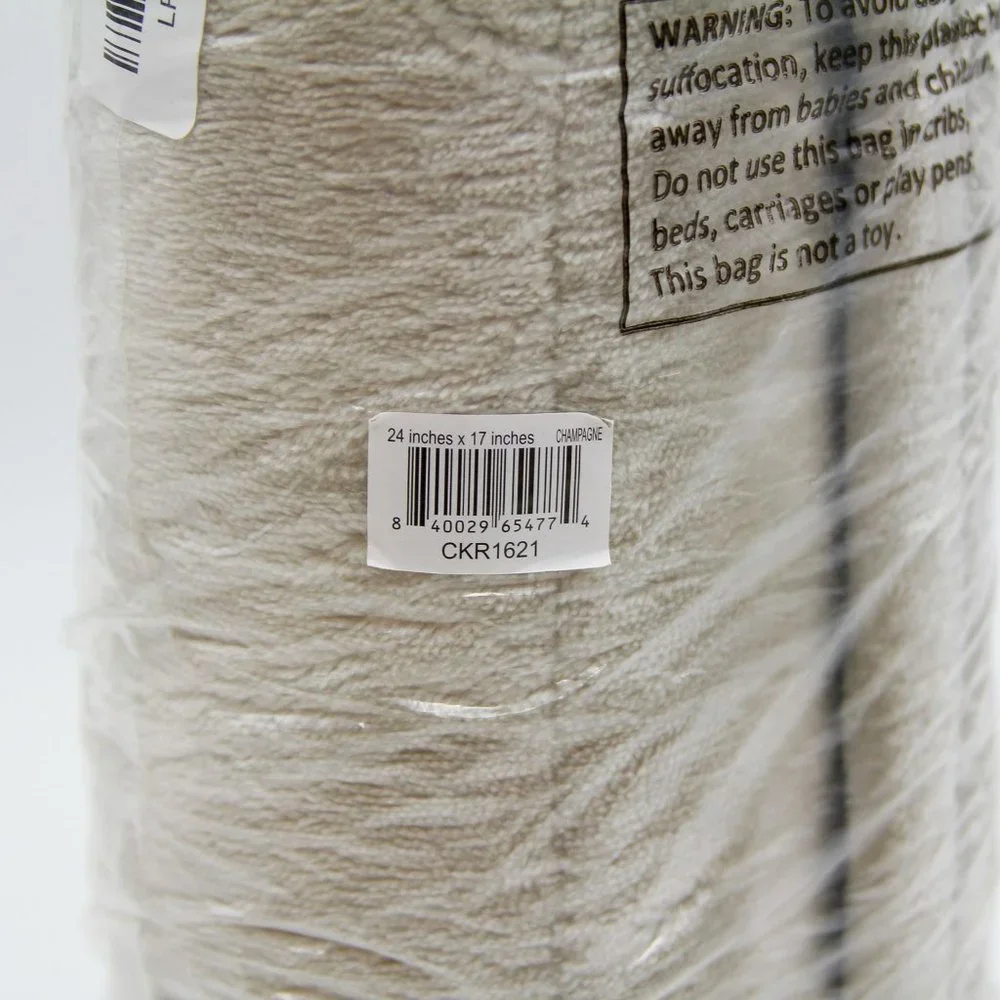 Gorilla Grip Memory Foam Bath Rug, Thick Soft Striped Bathroom Mat